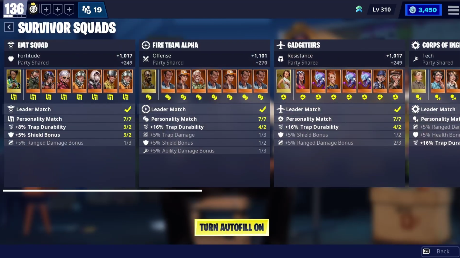 Выжившие в Fortnite STW: гайд по отрядам и билдам F.O.R.T. — изображение 4