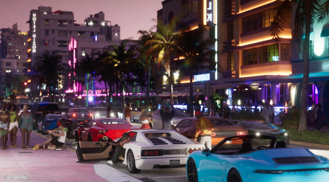 Сцена из трейлера GTA 6