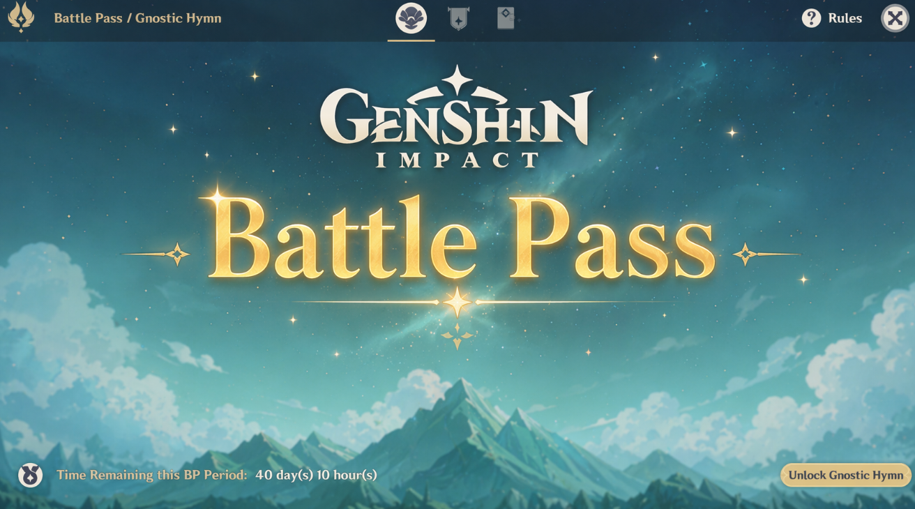 Battle Pass в Genshin Impact — полный разбор доната, фарма и оружия — изображение 1