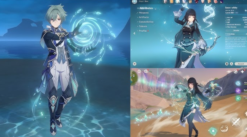 Стойка криокопьера в Genshin Impact Loen.