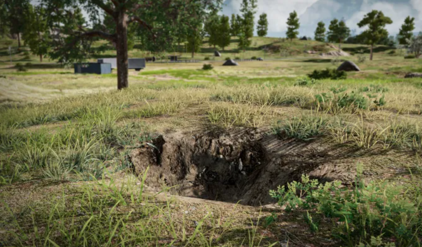 PUBG Эрангель, разрушение местности