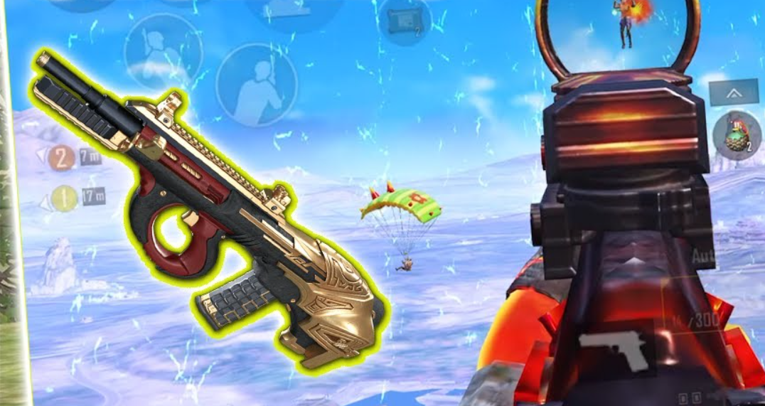 PUBG Mobile AUG геймплей