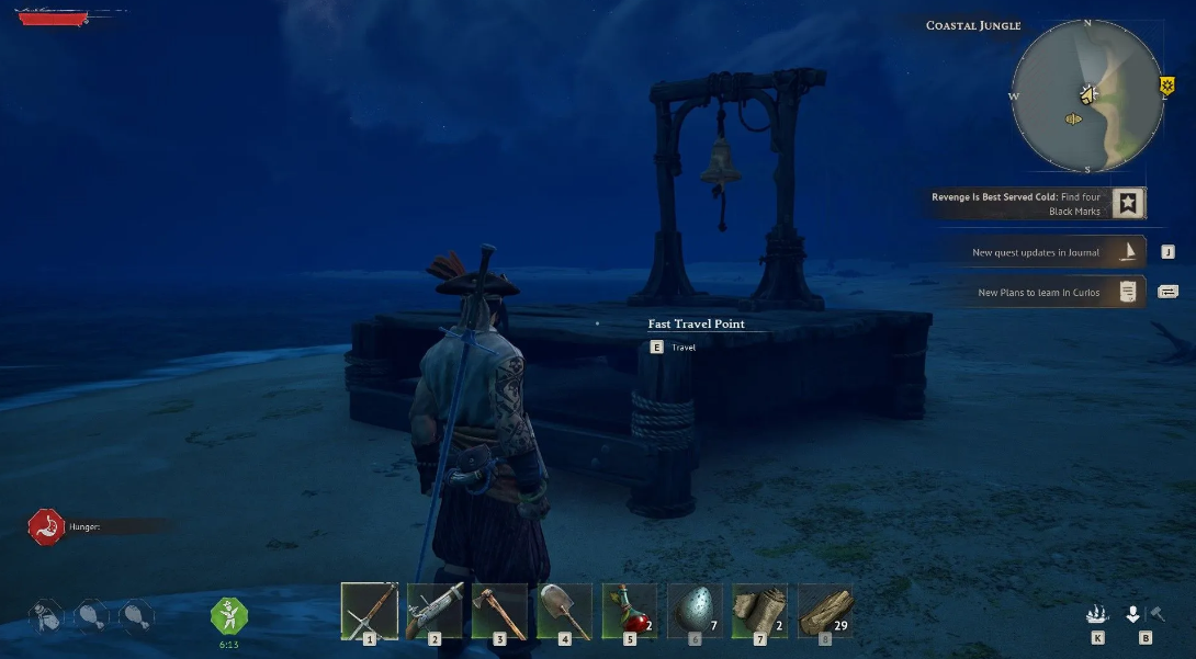 Разместите добычу на корабле