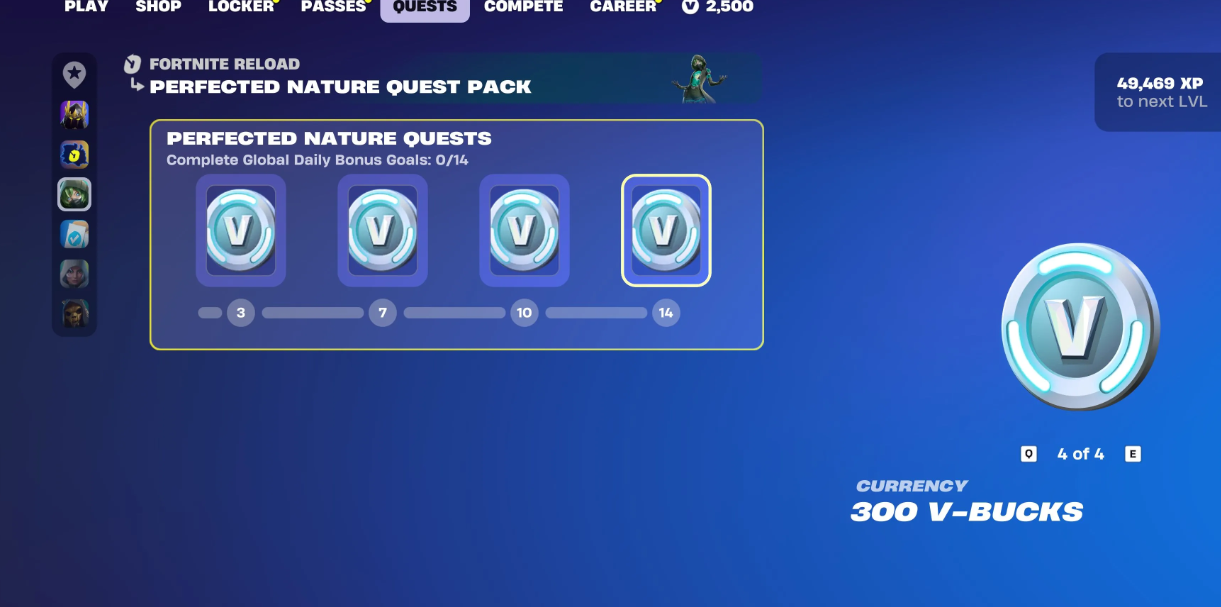 Как получить 800 В-баксов из набора Perfected Nature в Fortnite: гайд на 5 дней — изображение 3