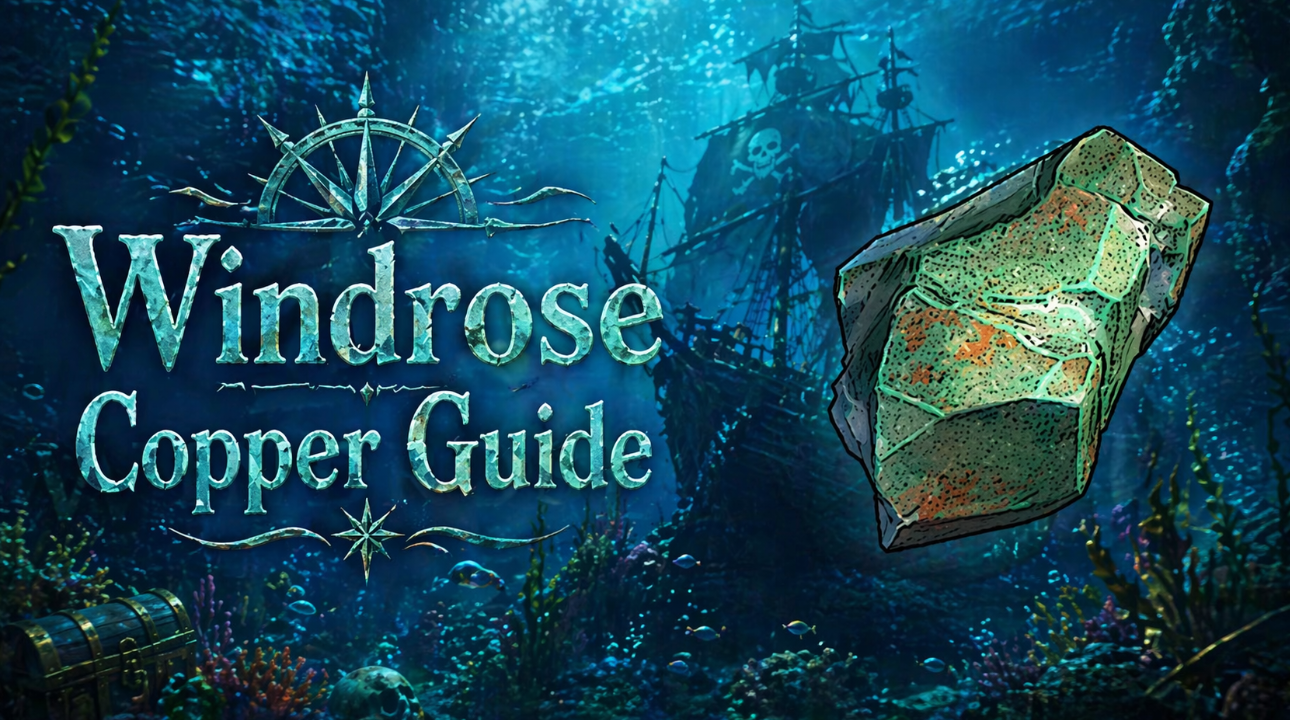 Медь в Windrose: от каменной кирки до медной сабли и пистолета — изображение 1