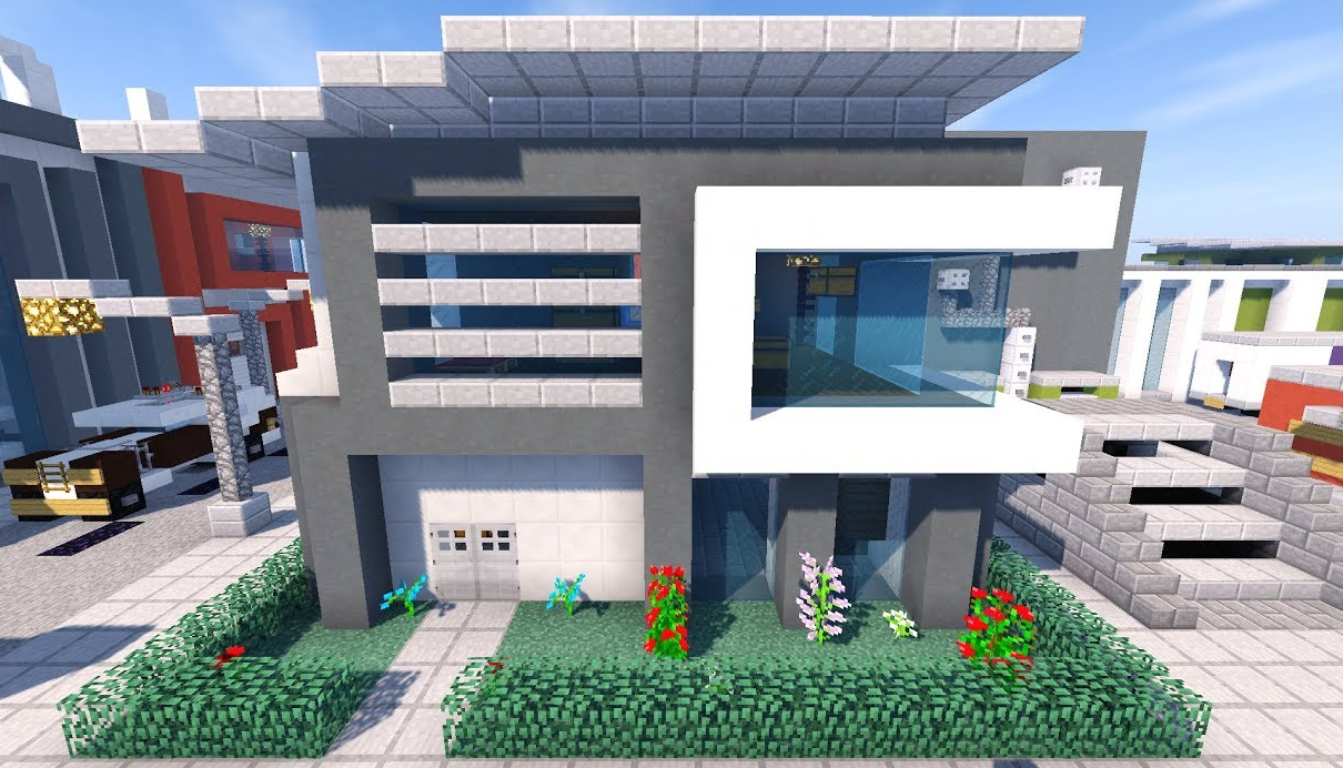 Дом в Minecraft 16x12