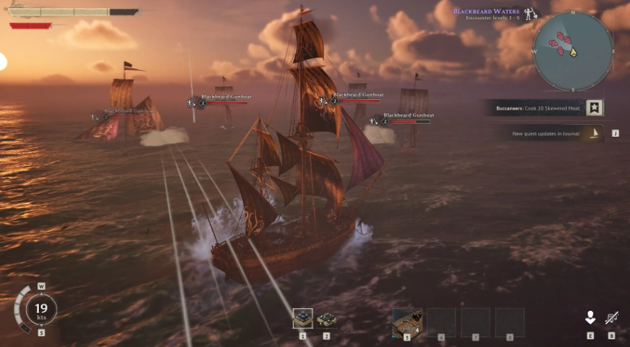 Тактика позиционирования в морском сражении